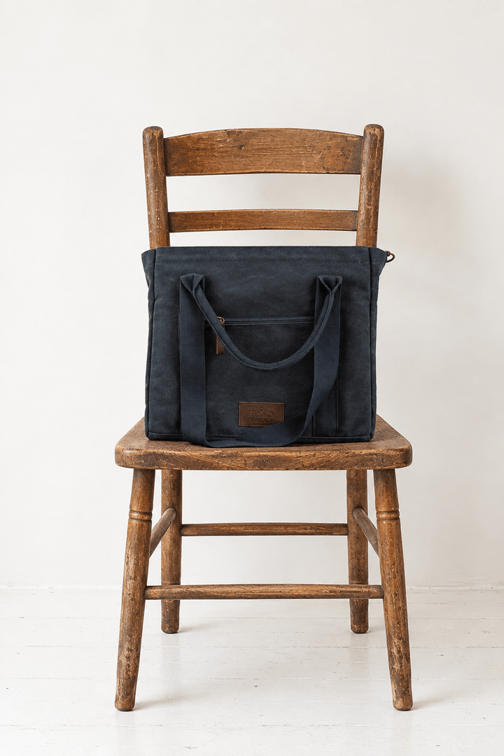 Day Bag in Navy - H&S Heritage