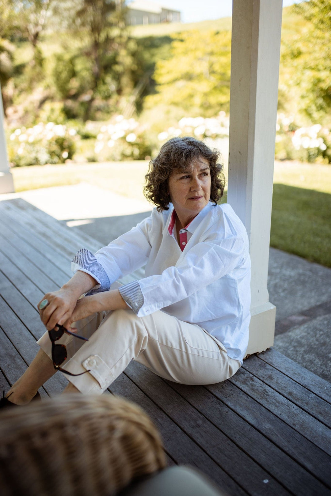 Dot Linen Cotton Blend Shirt - H&S Heritage