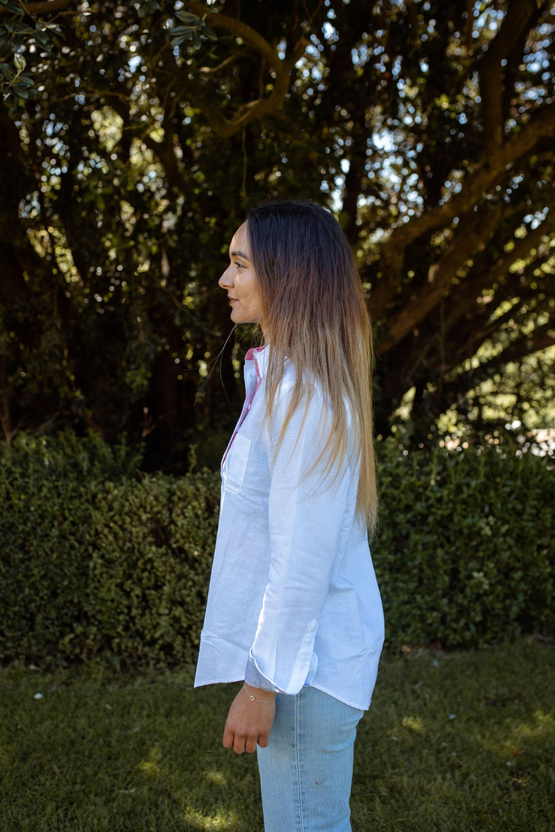 Dot Linen Cotton Blend Shirt - H&S Heritage