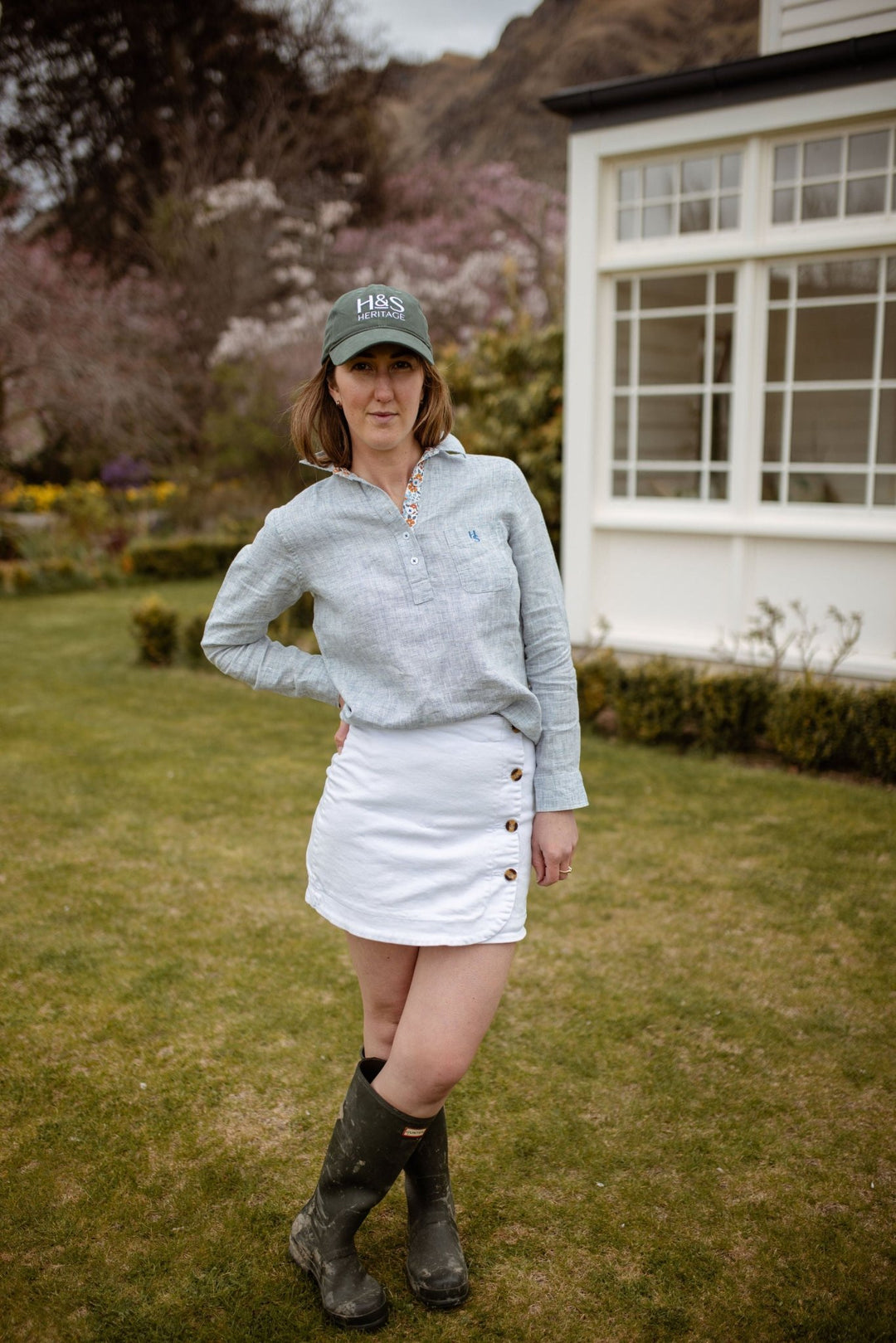 Edwina Linen Shirt - H&S Heritage