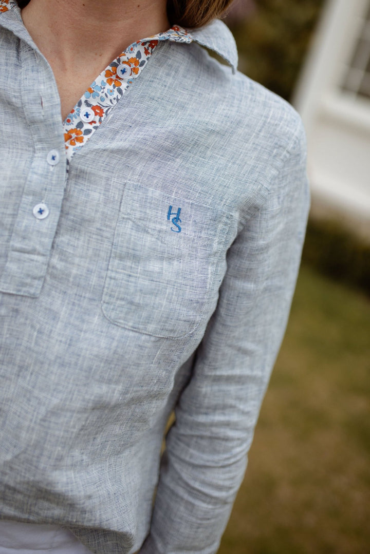 Edwina Linen Shirt - H&S Heritage