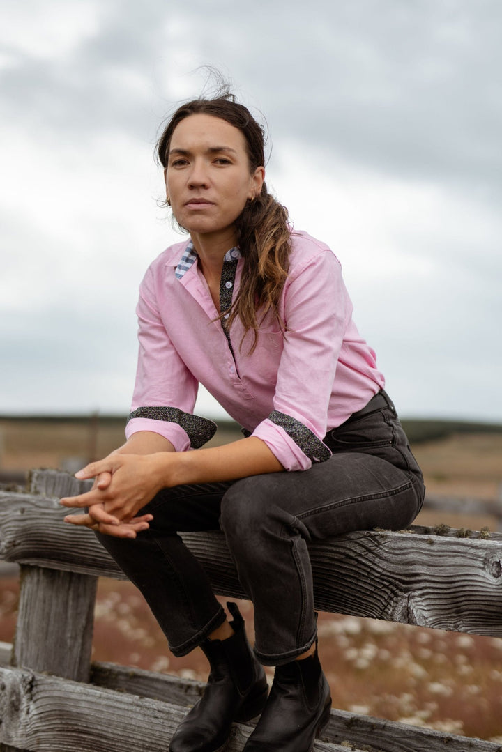 Evie Linen Cotton Blend Shirt - H&S Heritage