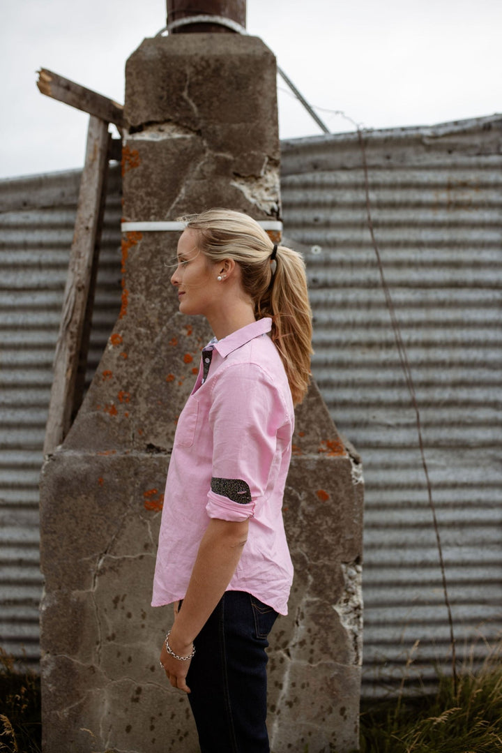 Evie Linen Cotton Blend Shirt - H&S Heritage