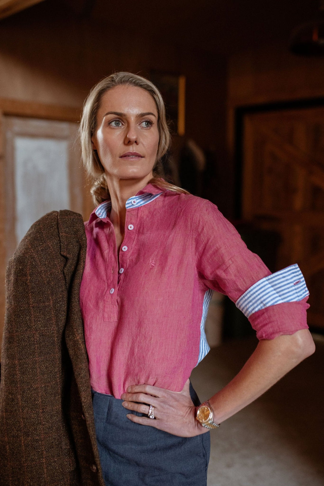 Fleur Linen Shirt - H&S Heritage