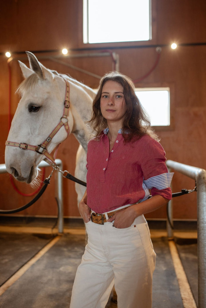 Fleur Linen Shirt - H&S Heritage