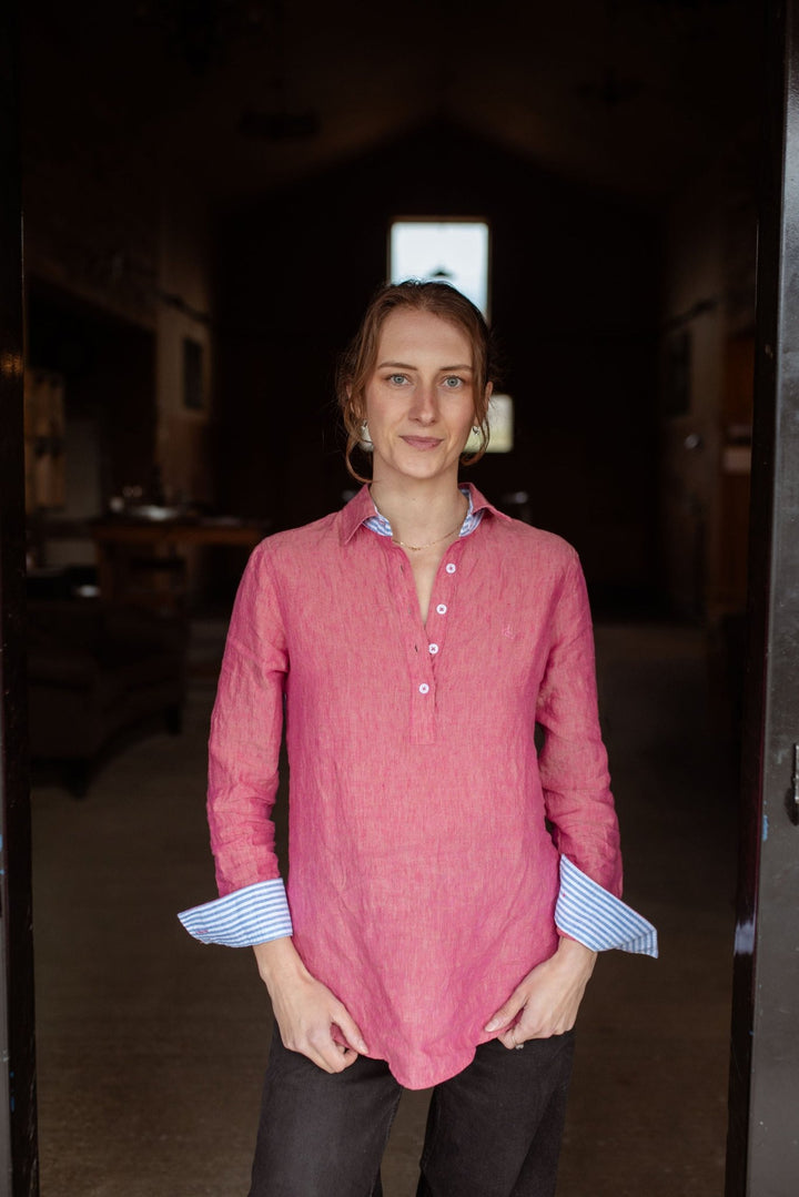 Fleur Linen Shirt - H&S Heritage