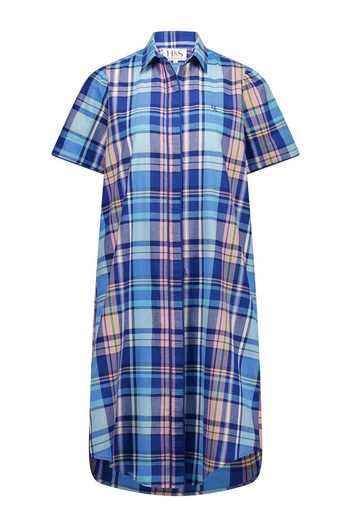 Frances Plaid Cotton Dress - H&S Heritage