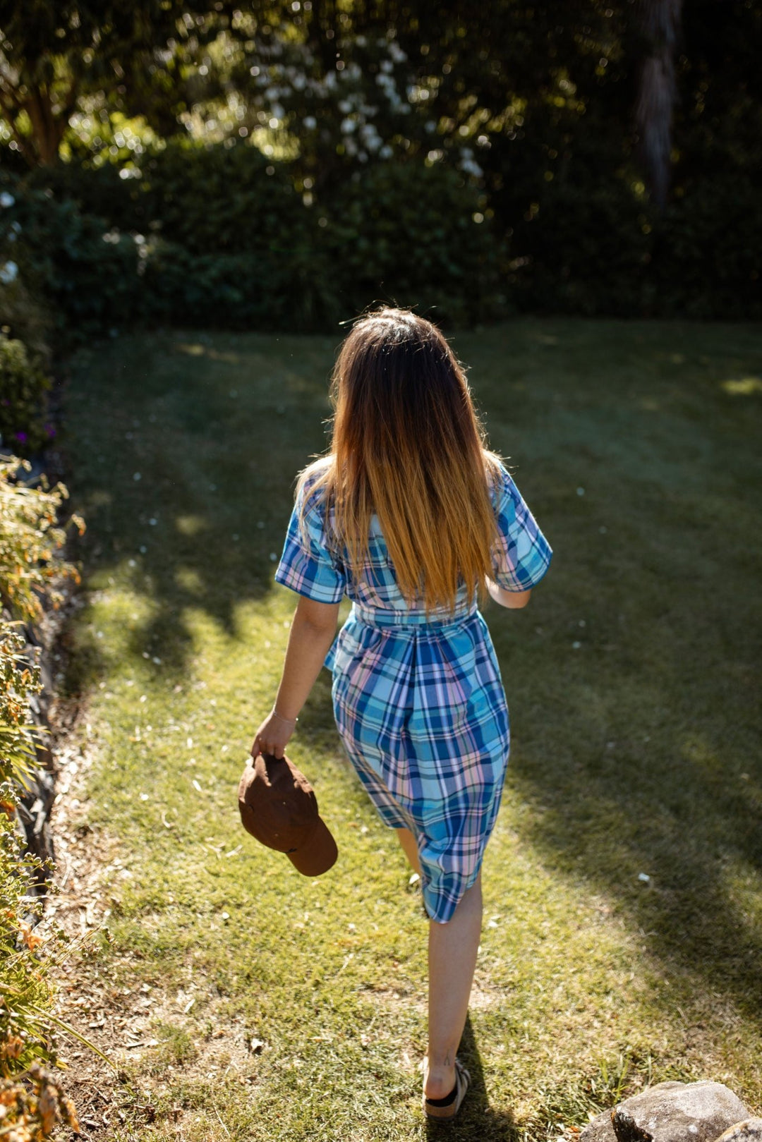 Frances Plaid Cotton Dress - H&S Heritage