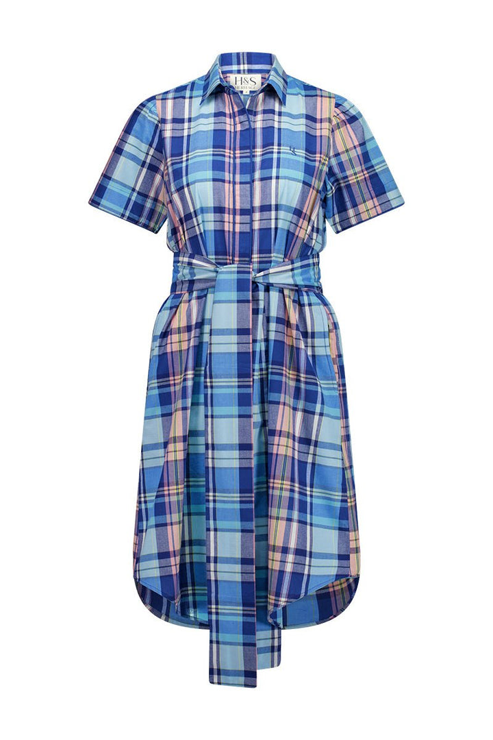 Frances Plaid Cotton Dress - H&S Heritage