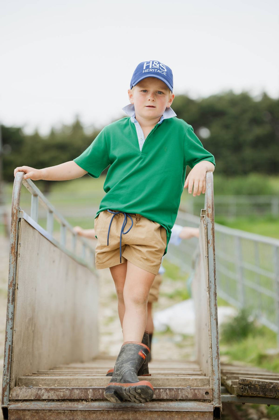 Freddie Polo in Emerald Green - H&S Heritage