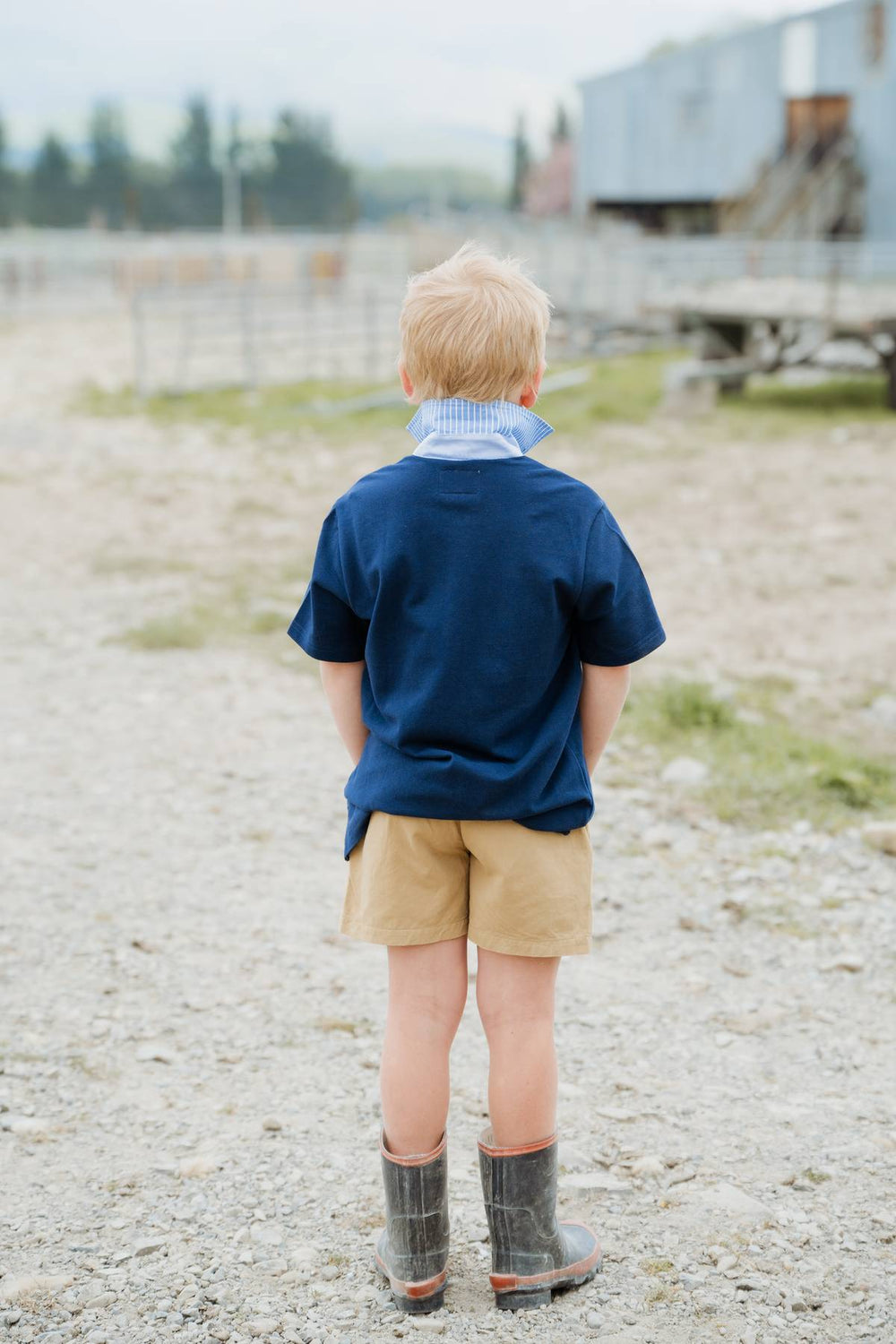 Freddie Polo in Navy - H&S Heritage