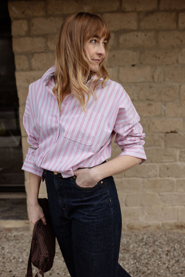 Gertrude Oversized Cotton Shirt - H&S Heritage