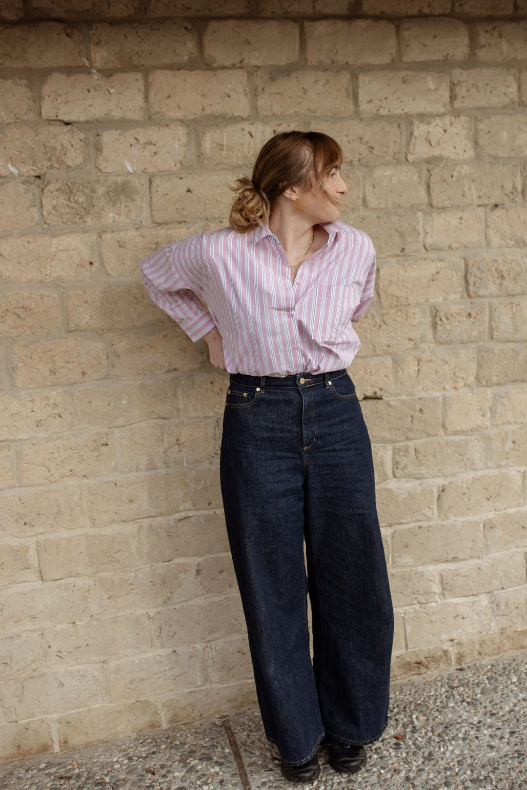 Gertrude Oversized Cotton Shirt - H&S Heritage