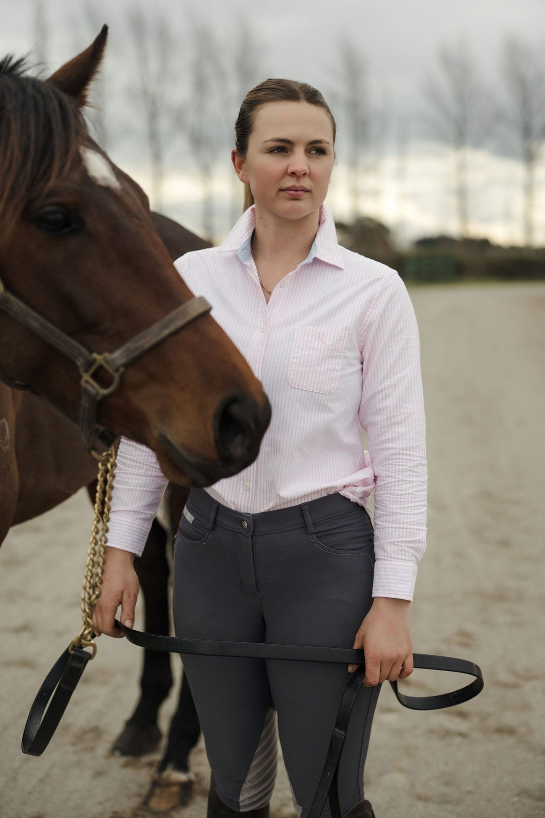 Grace Oxford Cotton Shirt - H&S Heritage