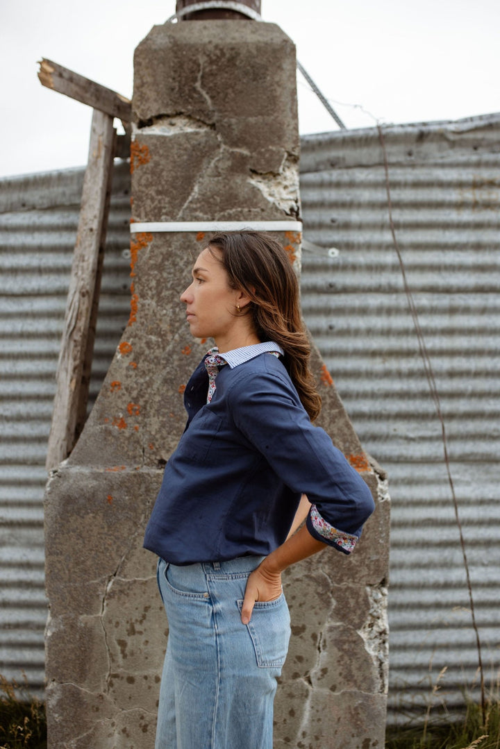 Hannah Linen Cotton Blend Shirt - H&S Heritage