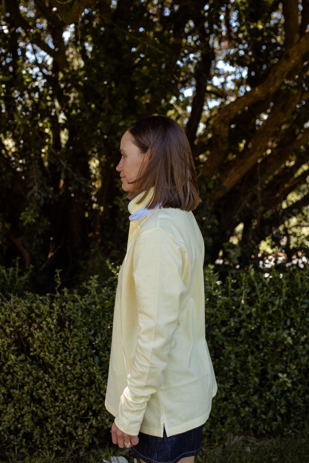 Harriet Polo in Butter - H&S Heritage