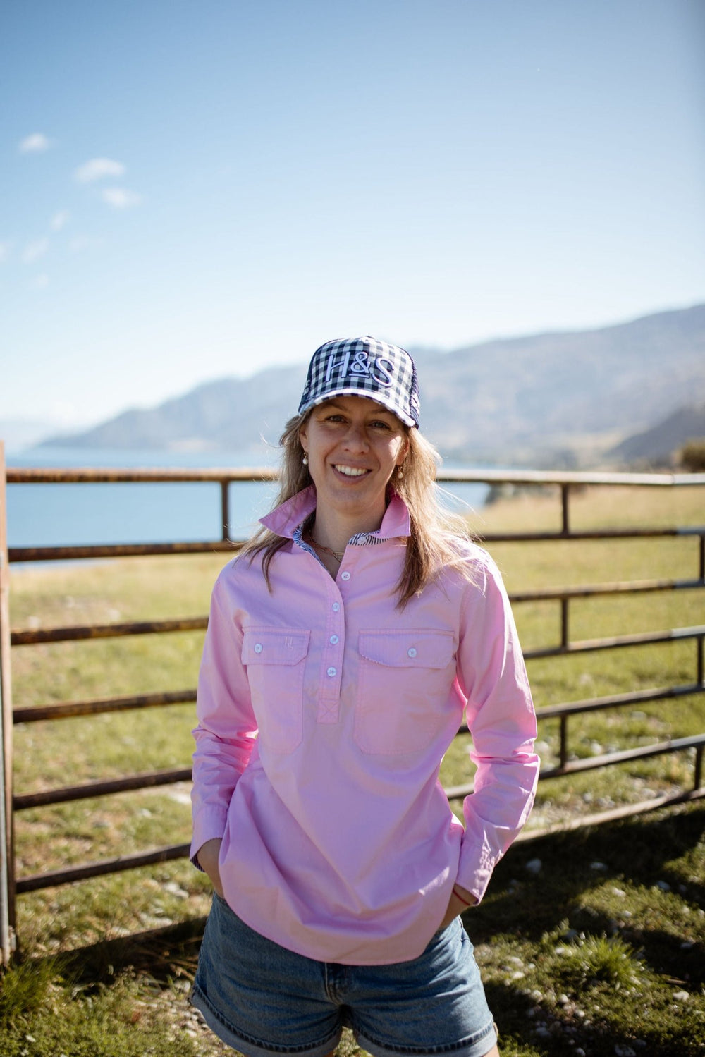Heidi Workshirt in Pink - H&S Heritage