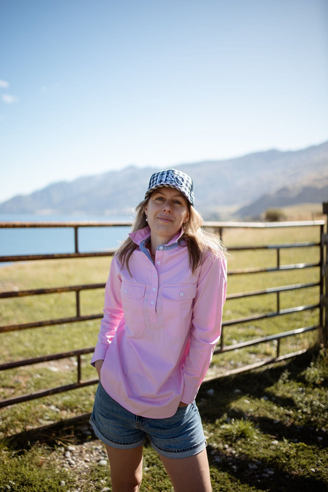 Heidi Workshirt in Pink - H&S Heritage