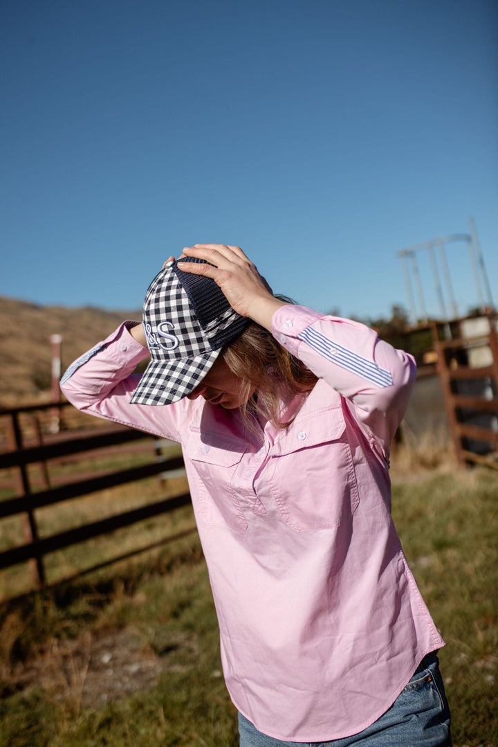 Heidi Workshirt in Pink - H&S Heritage