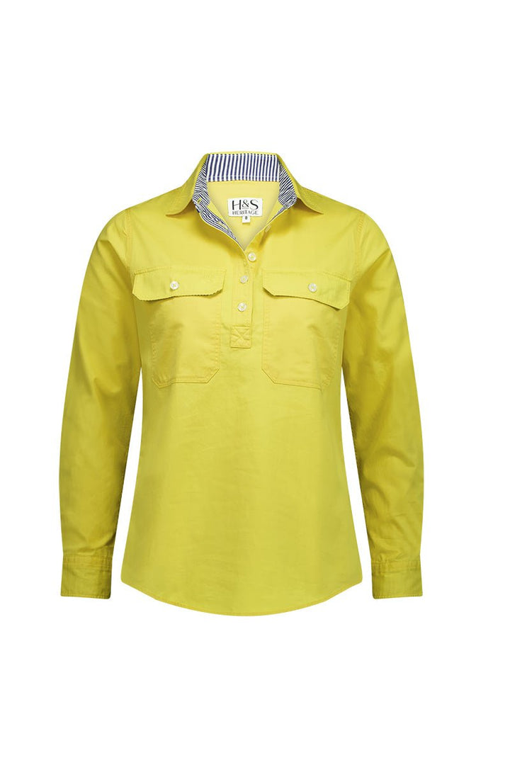 Heidi Workshirt in Yellow - H&S Heritage