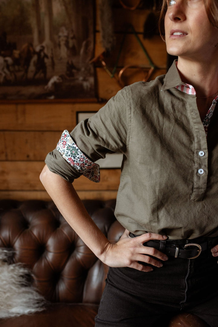 Jenna Linen Cotton Blend Shirt - H&S Heritage