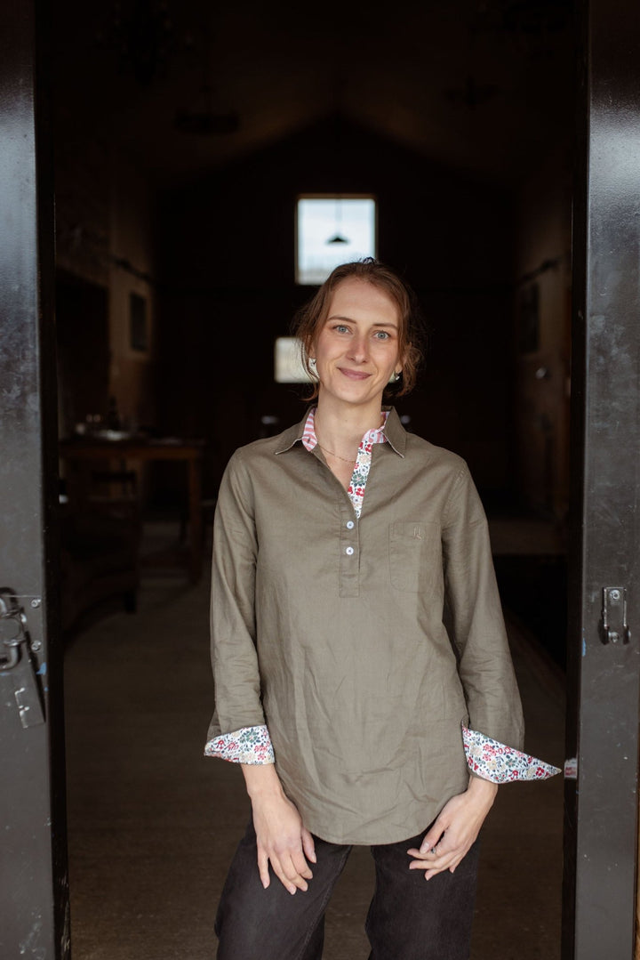 Jenna Linen Cotton Blend Shirt - H&S Heritage