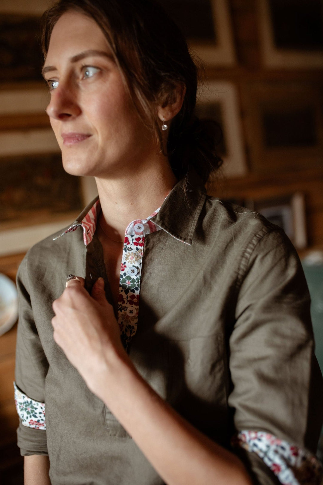 Jenna Linen Cotton Blend Shirt - H&S Heritage
