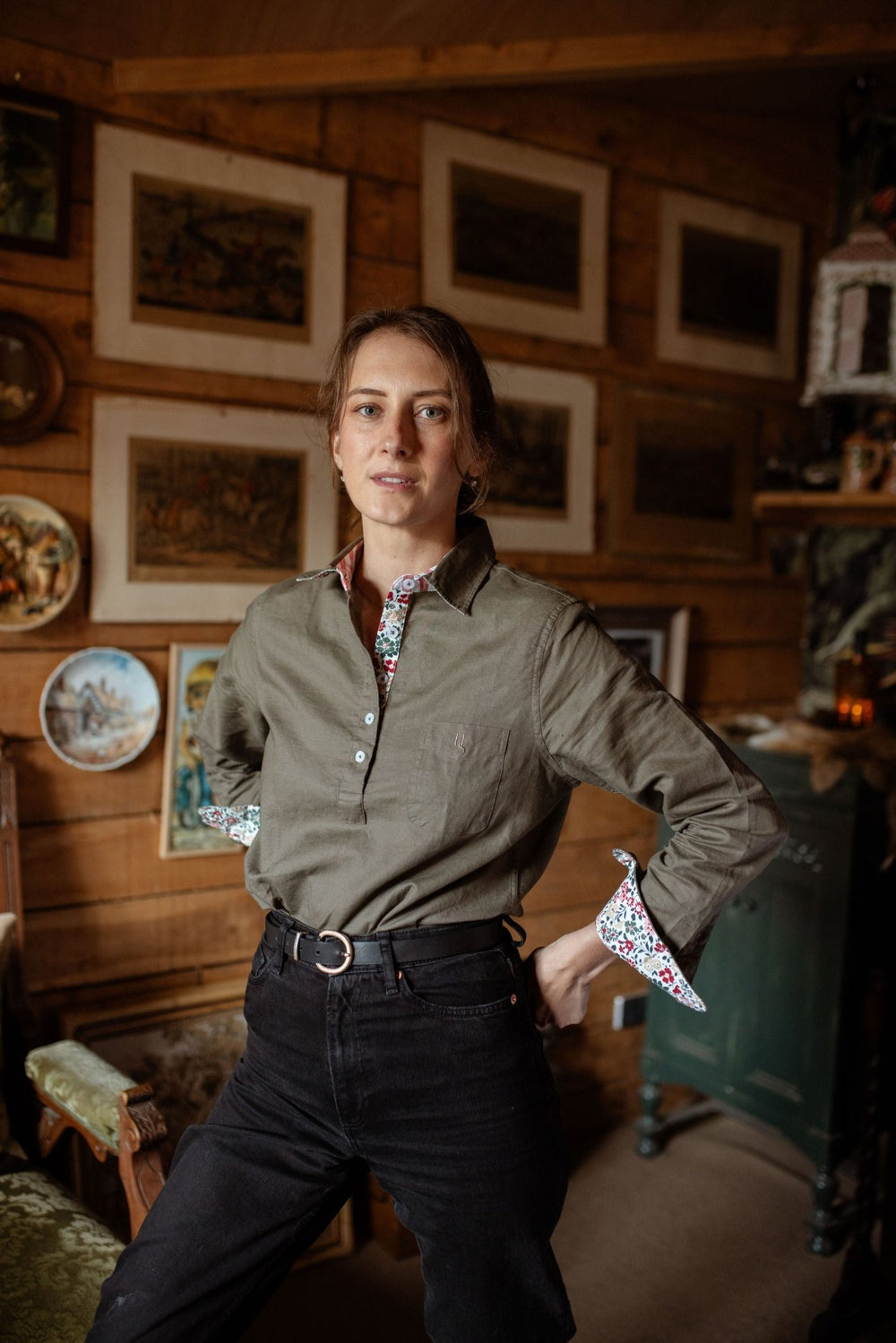 Jenna Linen Cotton Blend Shirt - H&S Heritage