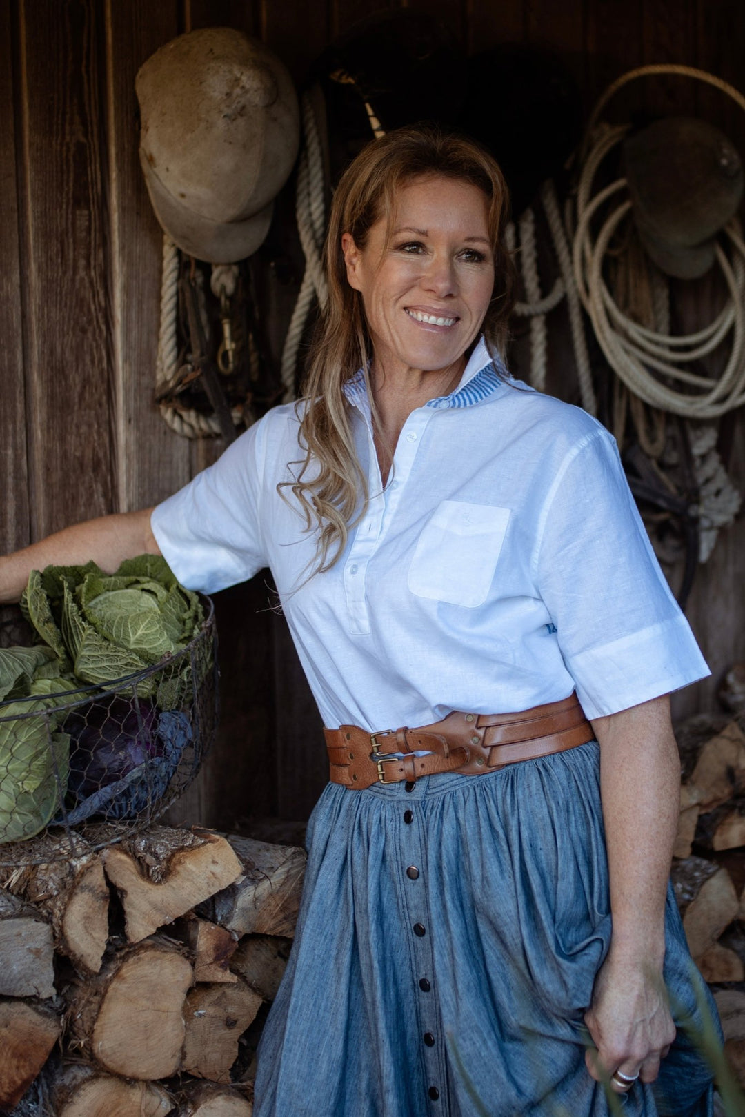 Jules Linen Cotton Blend Shirt - H&S Heritage