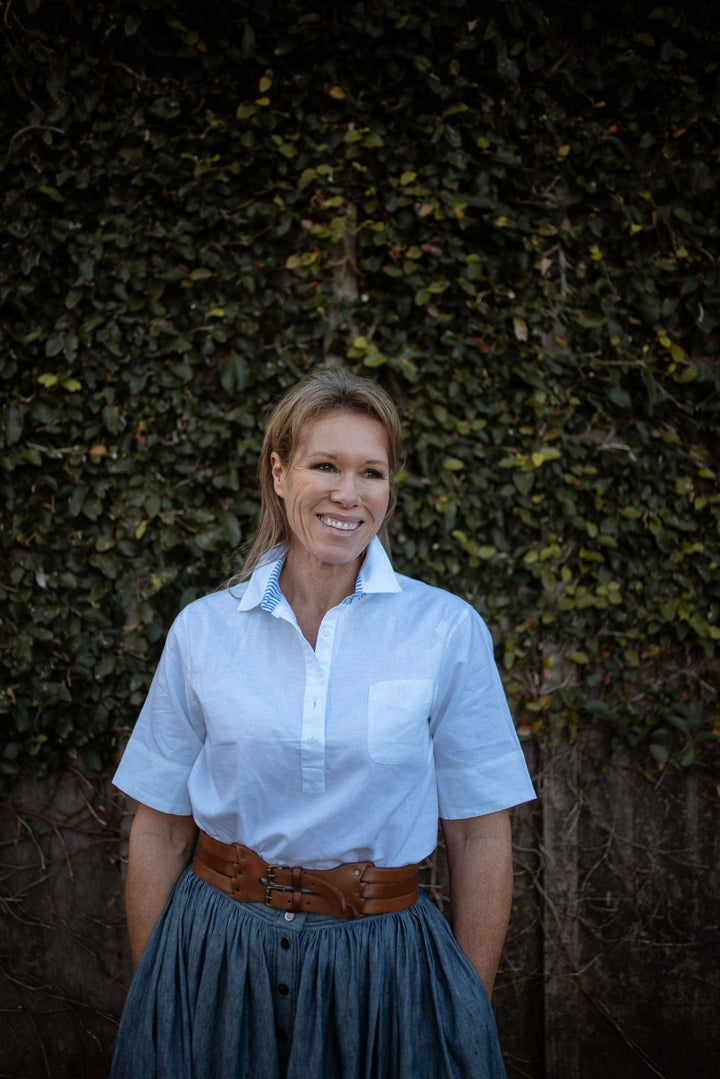 Jules Linen Cotton Blend Shirt - H&S Heritage