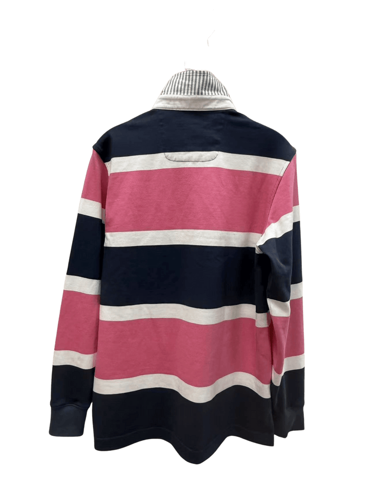 Lucy Rugby in Pink and Blue Stripe - H&S Heritage