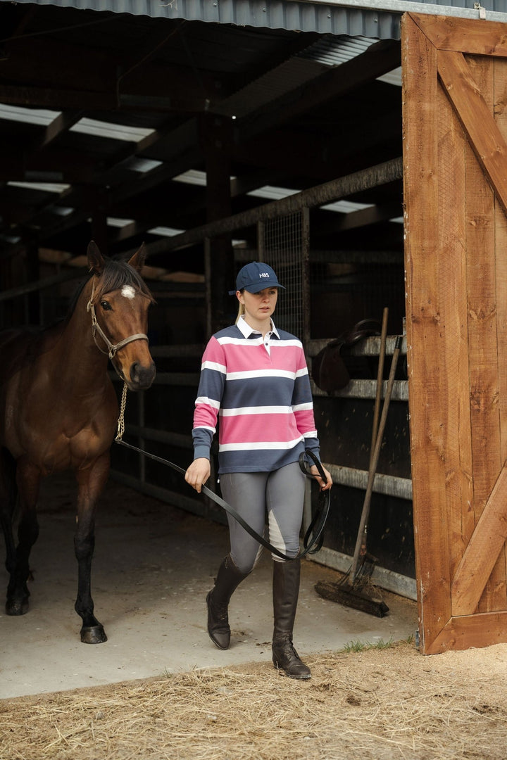 Lucy Rugby in Pink and Blue Stripe - H&S Heritage