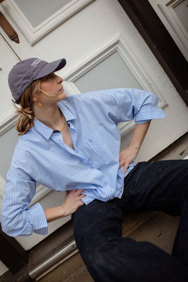 Mabel Oversized Cotton Shirt - H&S Heritage