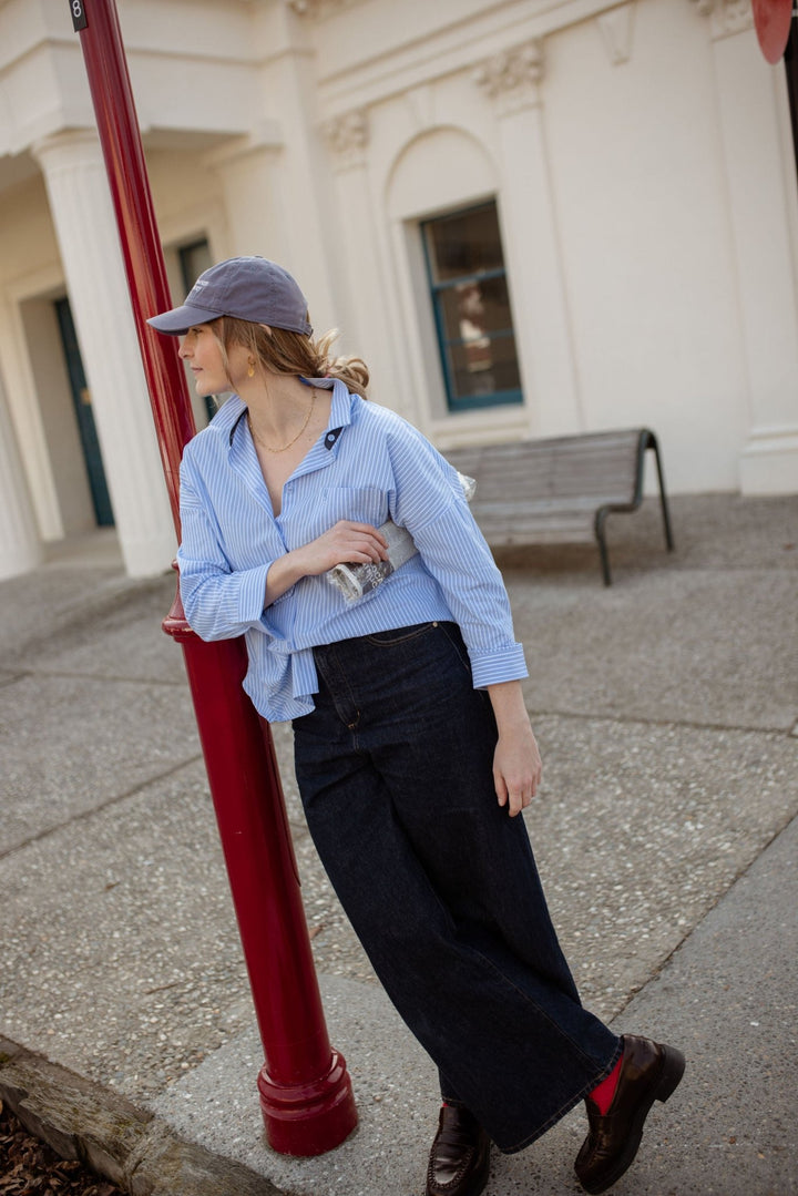 Mabel Oversized Cotton Shirt - H&S Heritage