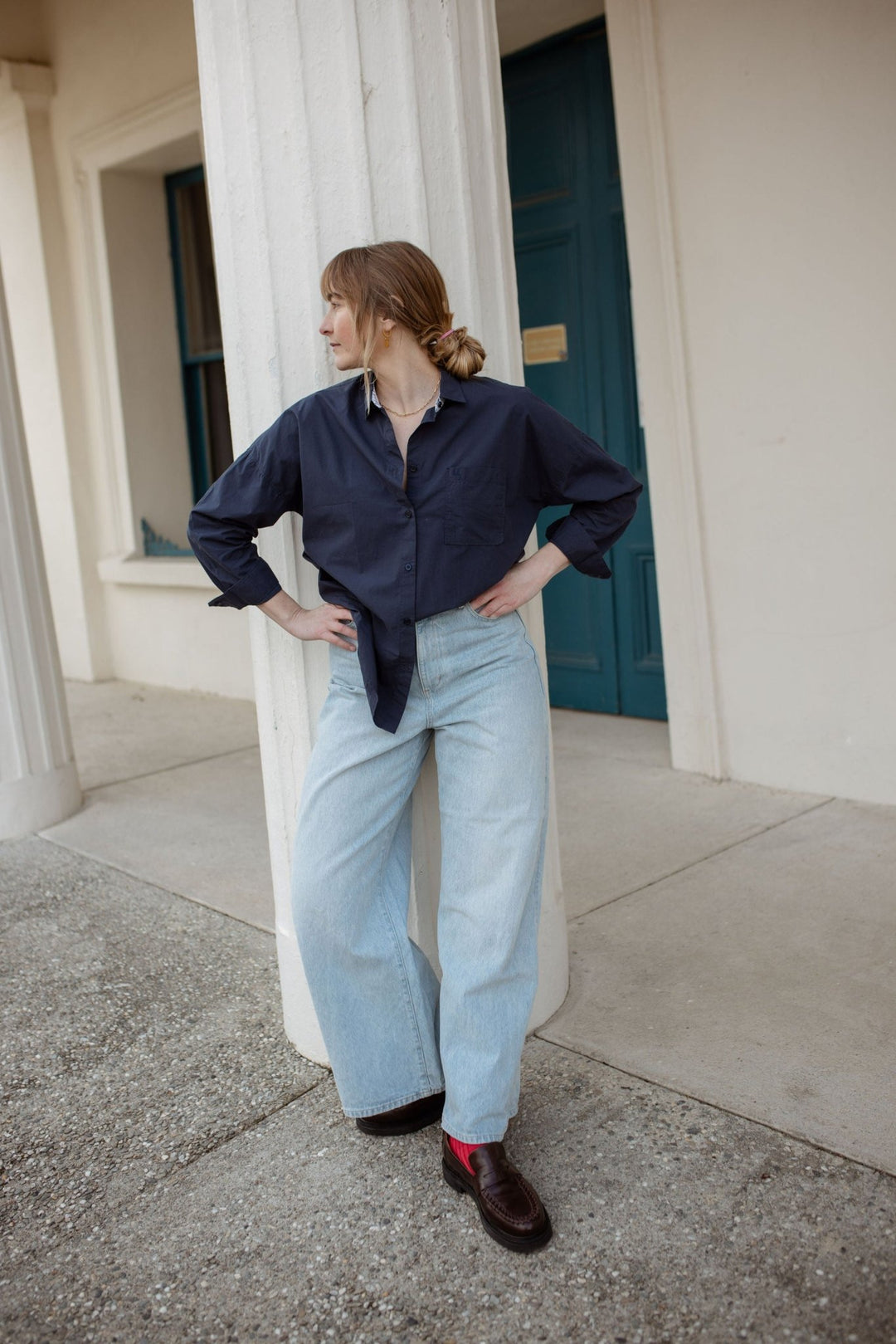 Matilda Oversized Cotton Shirt - H&S Heritage