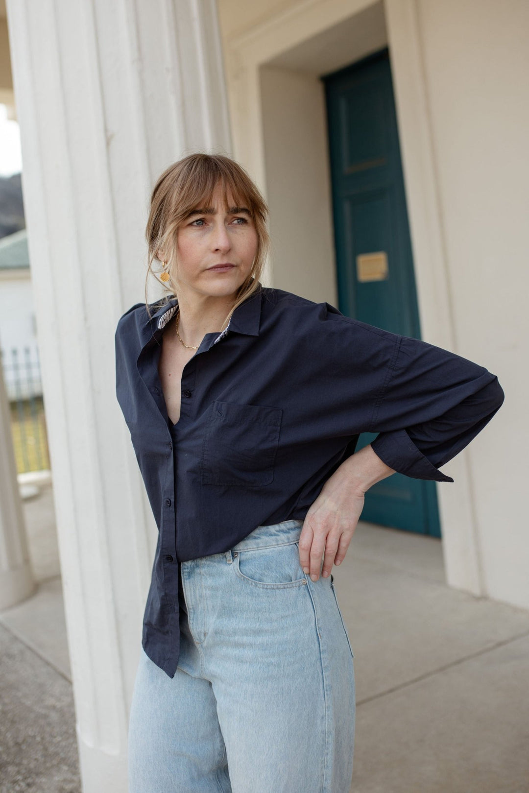 Matilda Oversized Cotton Shirt - H&S Heritage