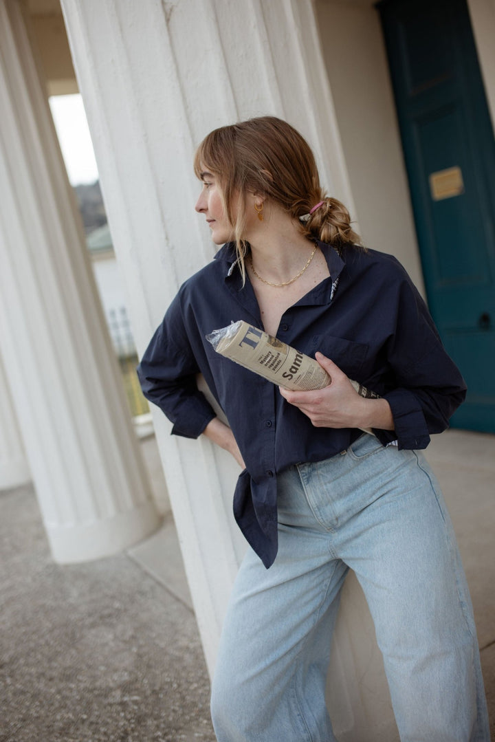 Matilda Oversized Cotton Shirt - H&S Heritage