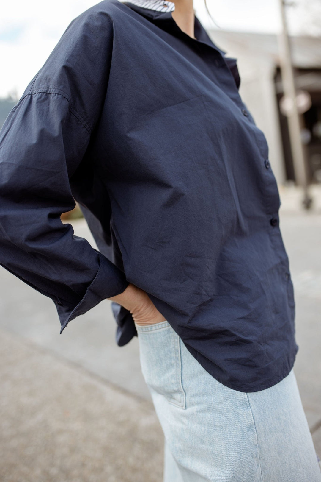 Matilda Oversized Cotton Shirt - H&S Heritage