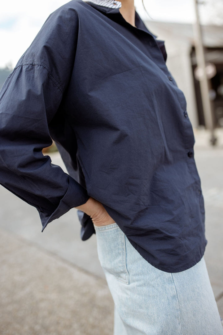 Matilda Oversized Cotton Shirt - H&S Heritage