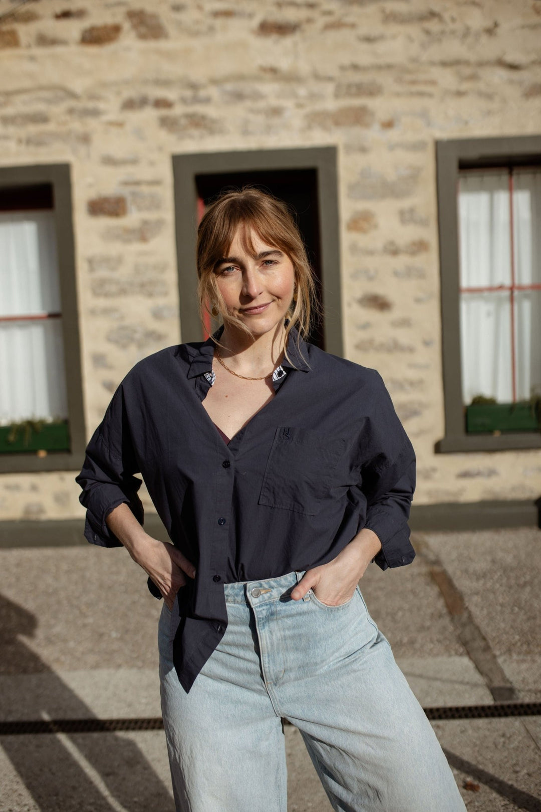 Matilda Oversized Cotton Shirt - H&S Heritage