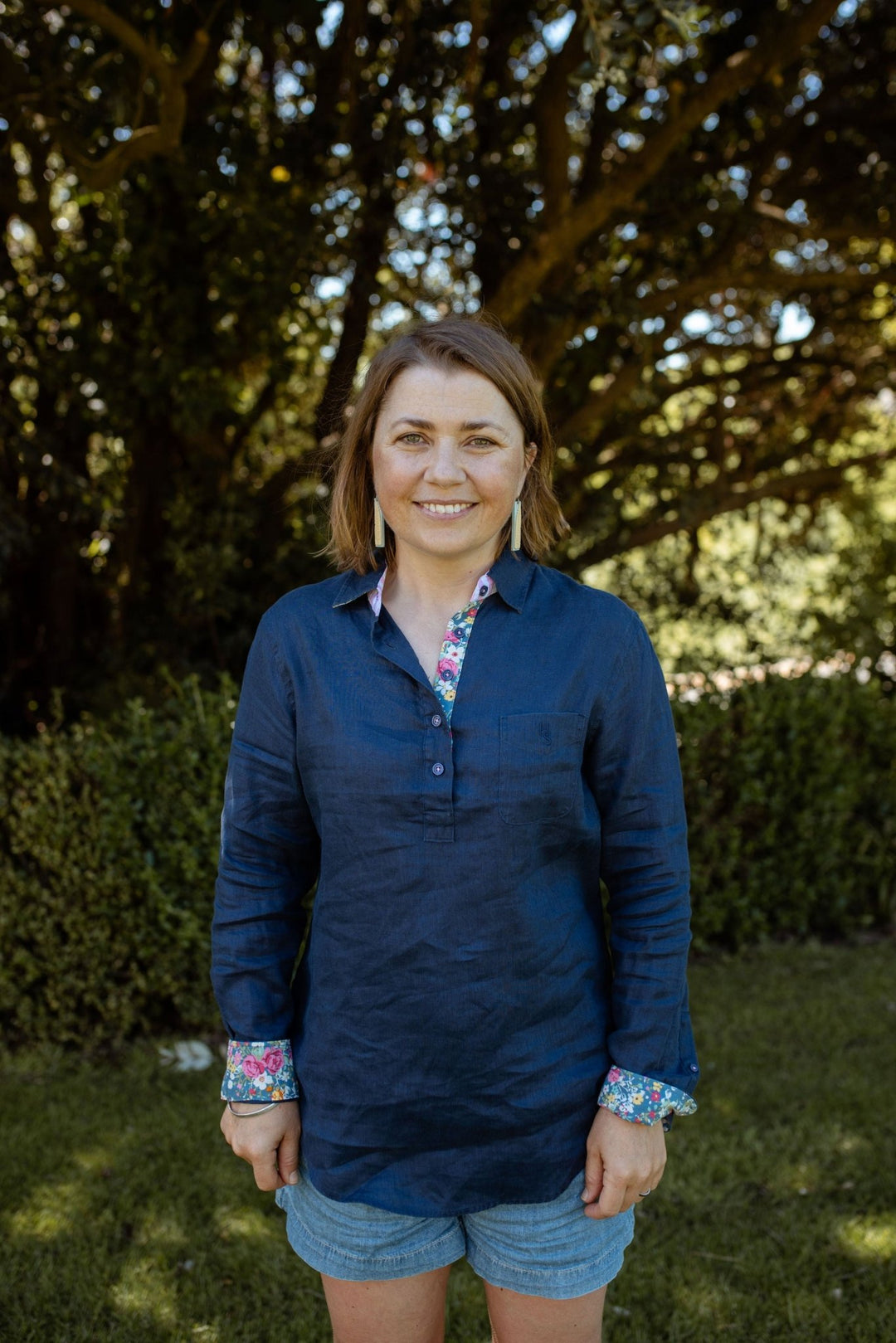 Molly Linen Cotton Blend Shirt - H&S Heritage