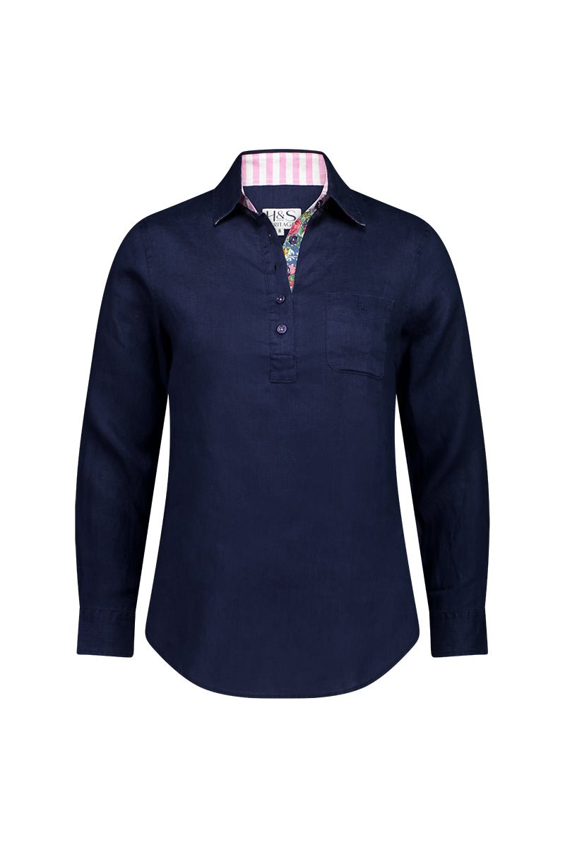 Molly Linen Cotton Blend Shirt - H&S Heritage