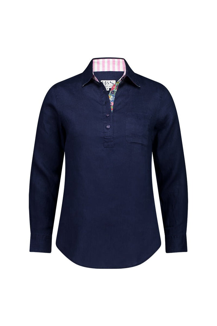 Molly Linen Cotton Blend Shirt - H&S Heritage
