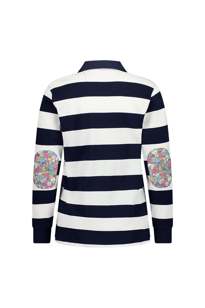 Lucy Rugby in Navy and White Stripe