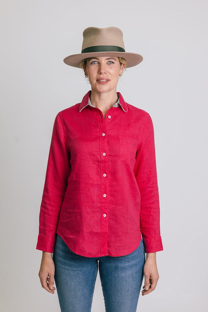 PREORDER Anna Linen Shirt - H&S Heritage