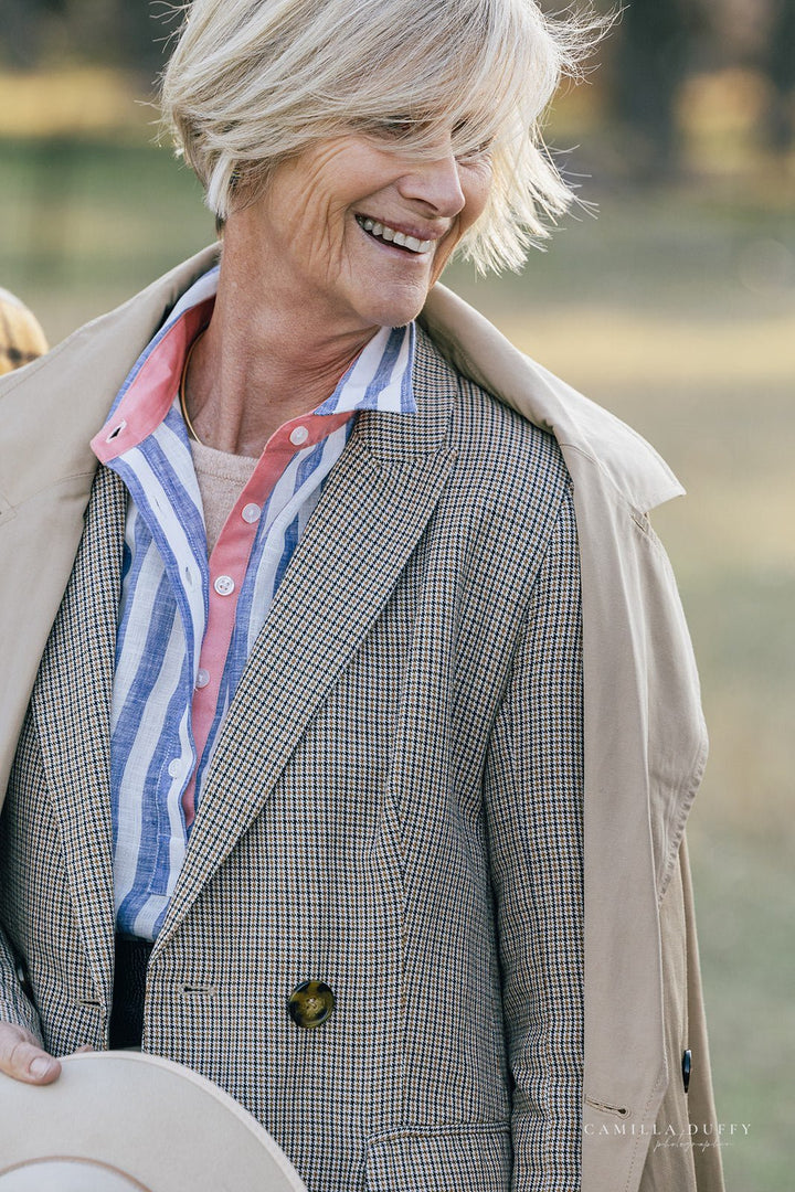 PREORDER Poppy Linen Shirt - H&S Heritage