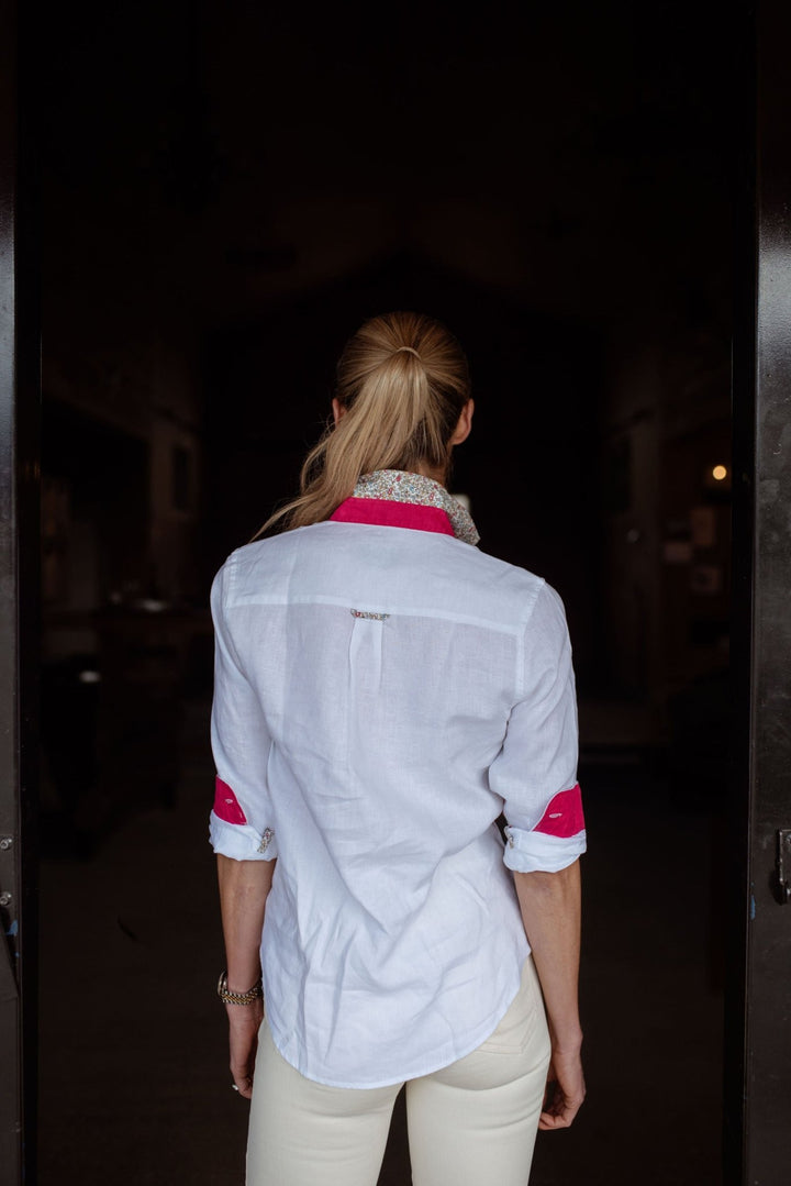 Rose Linen Cotton Blend Shirt - H&S Heritage