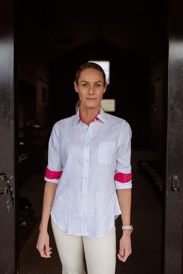 Rose Linen Cotton Blend Shirt - H&S Heritage
