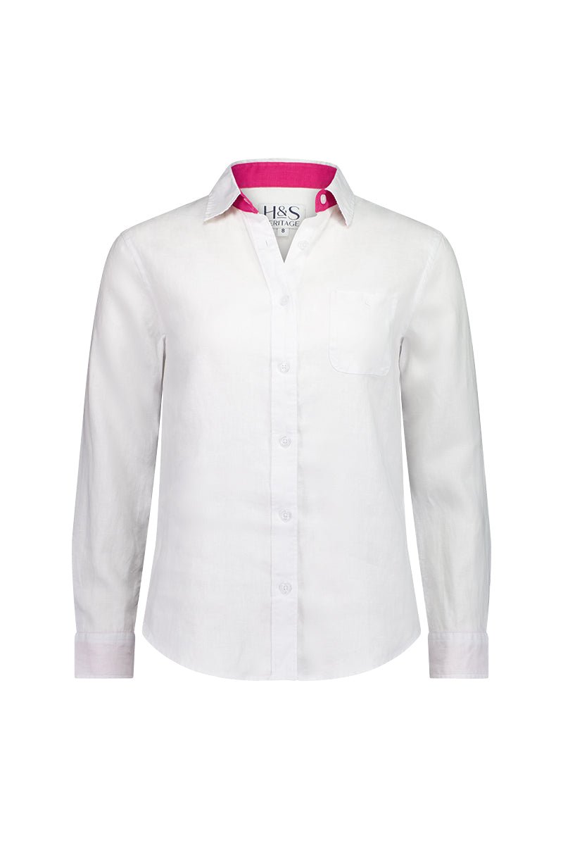 Rose Linen Cotton Blend Shirt - H&S Heritage