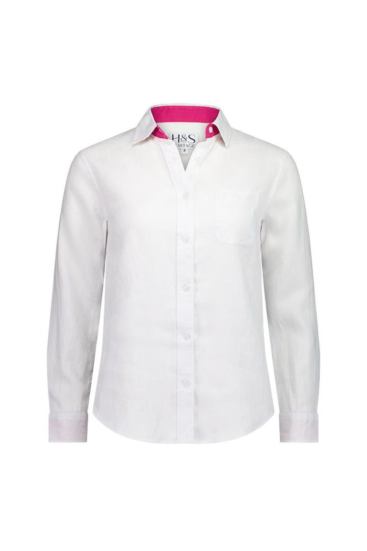 Rose Linen Cotton Blend Shirt - H&S Heritage